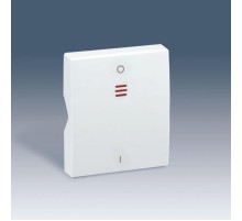 Simon 82 Клавиша для выключателя двухполюсного с контрольной подсветкой, широкий модуль, S82C, белый  82032-50  Simon