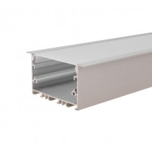 Комплект врезного алюминиевого профиля с рассеивателем, 62х32мм, 1м,  146-404-1  REXANT