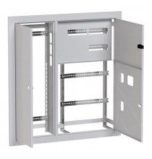 Щит этажный 3 кв. слаботочка слева (1000х950х160) Basic  mb28-v-3z  EKF