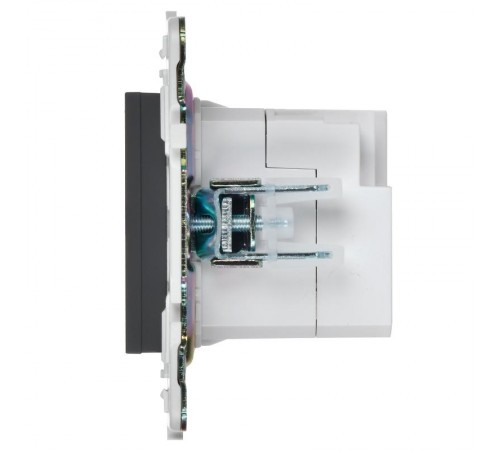 SKANDY Розетка USB A+C 18Вт SK-R13G графит   SK-U22-018-K53  IEK