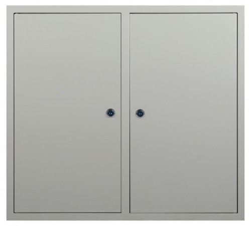 Корпус металлический навесной  ЩРН-72 2-х дверный (540х600х120) IP31 УХЛЗ серый   Б0062915  ЭРА