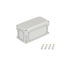Корпус пластиковый RAM box IP67 300х150х146 мм(высота крышки 21) стенка с выбивными фланцами непрозрачная крышка  531210  DKC