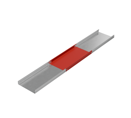 Лоток неперф. 50х300х1,5 L2000 мм "Стандарт ПЛЮС" INOX304  LNEplus50-300-1.5-2000 INOX304  КМ-Профиль
