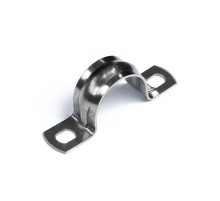 Скоба металлическая двухлапковая СМД(INOX) d19-20 мм (20шт/1000шт уп/кор)  PR08.20743  Промрукав