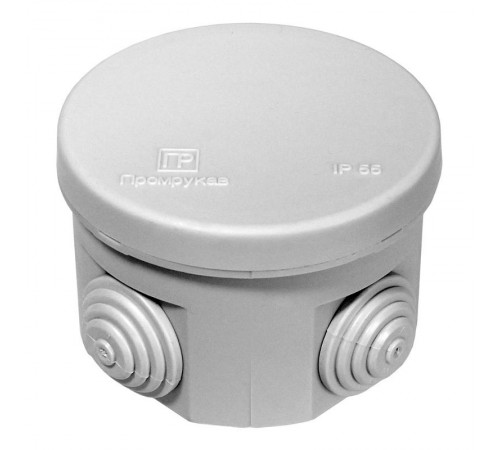 Коробка распределительная для о/п 70х50 (132шт/кор) IP55 безгалогенная (HF)  40-0110  Промрукав