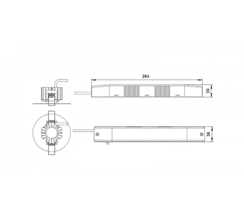 Светильник аварийного освещения BS-ORBITA-81-L3-INEXI2  a15437  Белый свет