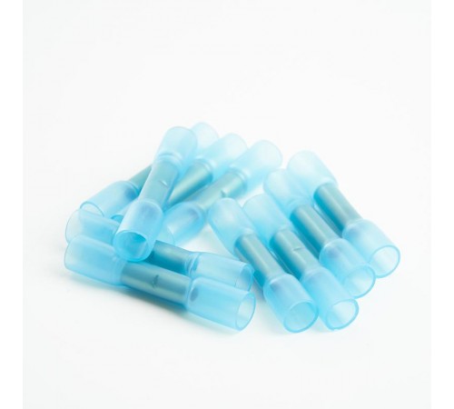 Гильза соединительная изолированная термоусаживаемая 1,5-2,5мм2,27A,голубой (10шт в упак)  32806  STEKKER