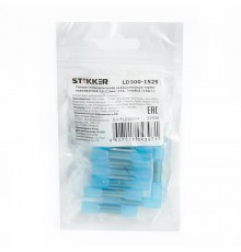 Гильза соединительная изолированная термоусаживаемая 1,5-2,5мм2,27A,голубой (10шт в упак)  32806  STEKKER