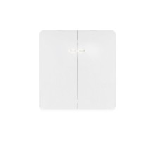 Выключатель ROUND 2 кл с подсветкой 10А с/у перламутр  KR-78-0714-1  Kranz