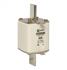 Плавкая вставка ППН-37 400/63А габарит 2  fus-37/400/63  EKF