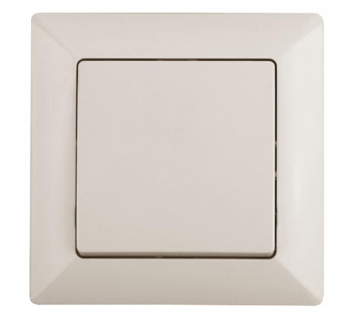 Переключатель  Solo 4-108-02 одноклавишный промежуточный, 10А-250В, IP20, СУ, слоновая кость   Б0053618  Intro