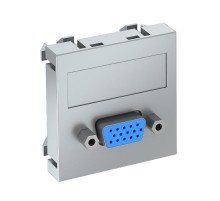 Мультимедийная рамка VGA Modul45 (серебристый) (MTG-VGA S AL1)  6104616  OBO Bettermann
