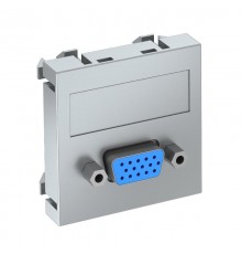 Мультимедийная рамка VGA Modul45 (серебристый) (MTG-VGA S AL1)  6104616  OBO Bettermann