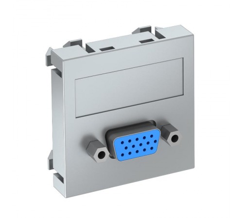 Мультимедийная рамка VGA Modul45 (серебристый) (MTG-VGA S AL1)  6104616  OBO Bettermann