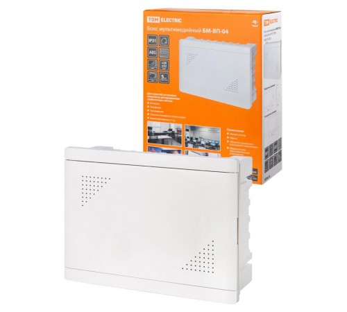 Бокс мультимедийный БМ-ВП-04, 420х320х140, IP31  SQ0915-0303  TDM