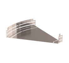 Угол горизонтальный изменяемый 0-45 градусов Стандарт INOX (AISI 409) 500х80  PR16.3660  Промрукав