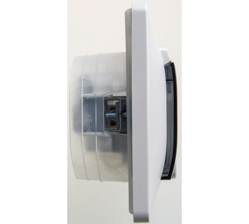 Glossa Перламутр Розетка с заземлением со шторками с крышкой, 16А, IP44 (в сборе)  GSL000648  SE