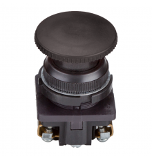 Выключатель кнопочный КЕ 021-У3-исп.1 (черный)  264500  КЭАЗ
