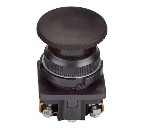 Выключатель кнопочный КЕ 021-У3-исп.3 (черный)  264504  КЭАЗ