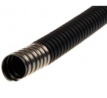Металлорукав из нержавеющей стали в ПВХ изоляции Р3-НП нг 12 (100м/уп.) В1,5  zeta44820  ГОФРОМАТИК
