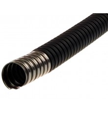 Металлорукав из нержавеющей стали в ПВХ изоляции Р3-НП нг 20 (50м/уп.) В1,5  zeta44823  ГОФРОМАТИК