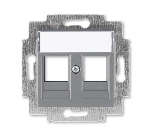 ABB Levit Сталь Накладка с суппортом для информационных разъёмов  5014H-A01018 69  2CHH291018A4069  ABB