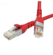Патч-корд экранированный CAT6 F/UTP 4х2, LSZH, красный, 2.0м  RN6FU4520RD  DKC