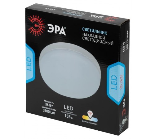 Светильник светодиодный накладной LED 15-36-4K круглый 36Вт 4000К  Б0054336  ЭРА