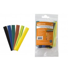 Термоусаживаемая трубка ТУТнг 8/4 набор (7 цветов по 3 шт. 100мм)  SQ0518-0504  TDM