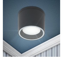 Светильник настенно-потолочный спот WL40 BK GX53, черный, IP54  Б0054414  ЭРА