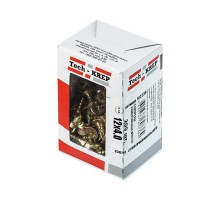 Саморезы универсальные 12х4,0 мм (200 шт) желтые - коробка с окном ( 0,203 кг)  102239  Tech-KREP