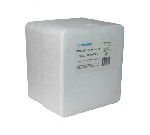 ПМ12-100100-ЭК УХЛ4 В, 220В/50Гц, 4з+2р, 100А, нереверсивный, без реле, IP00, пускатель электромагнитный (ЭТ)  ET516448  Электротехник