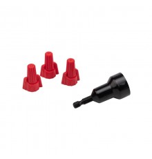 Соединительный изолирующий зажим с лепестками СИЗ-13  13 мм (1,5-16 мм), красный (100 шт./уп.)  08-0758  Rexant