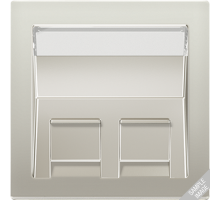 накладка для модульных разъемов ME569-30BFPLC-L Jung