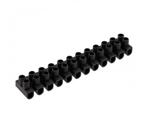 Клеммная колодка винтовая KВ-4 (1,5-4 мм), ток 3 A, полипропилен черный (ЗВИ), индивидуальная упаковка, 1 шт.  07-5004-2-01  REXANT