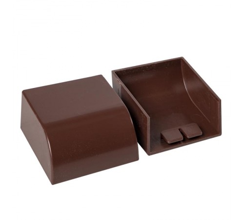 Заглушка (40х25) (4 шт) Plast EKF PROxima  под темное дерево    ecd-40-25x4   EKF 