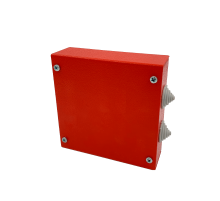 Коробка распределительная огнестойкая КРОПС, IP55, 100х100х60 мм, для кабелей до 4 мм2, 4 клеммы  FRJB-KM-ST4-4-04-КРОПС-IP55  КМ-Профиль