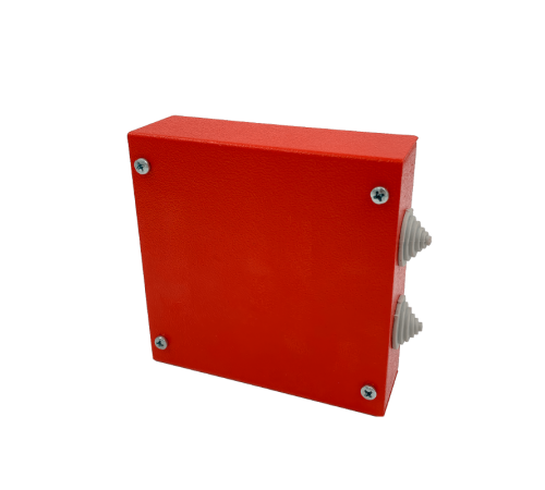 Коробка распределительная огнестойкая КРОПС, IP55, 100х100х60 мм, для кабелей до 4 мм2, 4 клеммы  FRJB-KM-ST4-4-04-КРОПС-IP55  КМ-Профиль