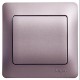 Glossa Сиреневый туман Выключатель 1-клавишный сх.1, 10AX (в сборе)  GSL001412  SE