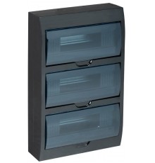 Корпус пластиковый навесной на 36 модулей ЩРН-П-36 IP41 черный KREPTA 3  MKP12-N-36-41-K02  IEK