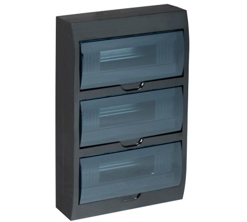 Корпус пластиковый навесной на 36 модулей ЩРН-П-36 IP41 черный KREPTA 3  MKP12-N-36-41-K02  IEK