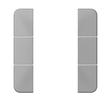 комплект накладок 3гр серый  CD503TSAGR  Jung