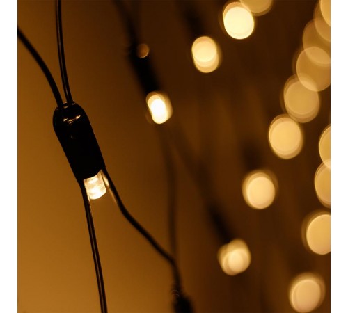 Светодиодная гирлянда ARD-NETLIGHT-CLASSIC-2500x2500-BLACK-432LED Warm (230V, 26W)  024692  Arlight