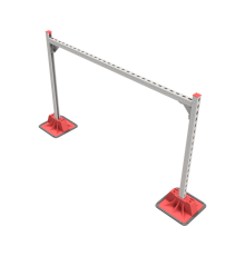 Опорная конструкция для гор. прямоуг. воздуховодов  TECHNORAPTOR LIGHTFOOT 1500х1000  KM-TR-LTF-SSHRAD-1500-1000  КМ - профиль