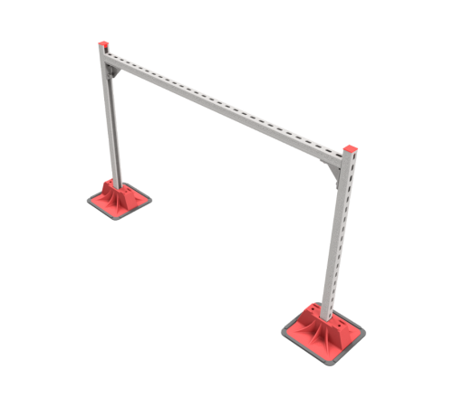 Опорная конструкция для гор. прямоуг. воздуховодов  TECHNORAPTOR LIGHTFOOT 1500х1000  KM-TR-LTF-SSHRAD-1500-1000  КМ - профиль