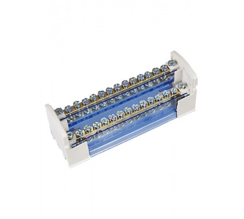 Шины на DIN-рейку в корпусе (кросс-модуль) L+PEN 2х15   YND10-2-15-125  IEK