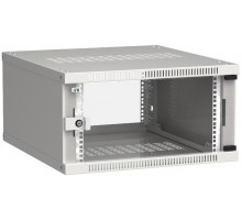 Шкаф LINEA WE 6U 600x650мм дверь стекло серый  LWE3-06U67-GF  ITK
