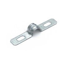 Скоба металлическая двухлапковая усиленная противопожарная СМДУ d8-9 мм (100 шт/уп) Промрукав  PR13.02408  Промрукав