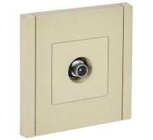 FORTE&PIANO Розетка TV проходная FP429 ваниль  FP-A10-P-K10  IEK