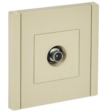 FORTE&PIANO Розетка TV проходная FP429 ваниль  FP-A10-P-K10  IEK